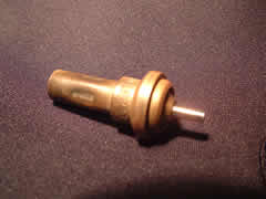 Wax Thermostat from a Volvo 240 air box.